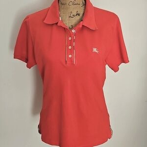 Burberry Polo Shirt, Size L.